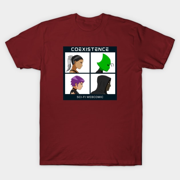 X Crew- Coexistence WebComic T-Shirt by Coexistence The Series